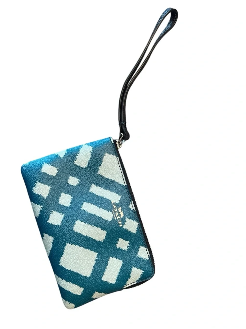 Coach Wild Plaid Wristlet - (READ)